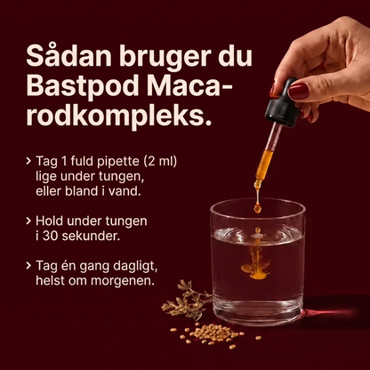 Maca-rod-kompleks – Hormonel balance & støtte til lysten hos kvinder