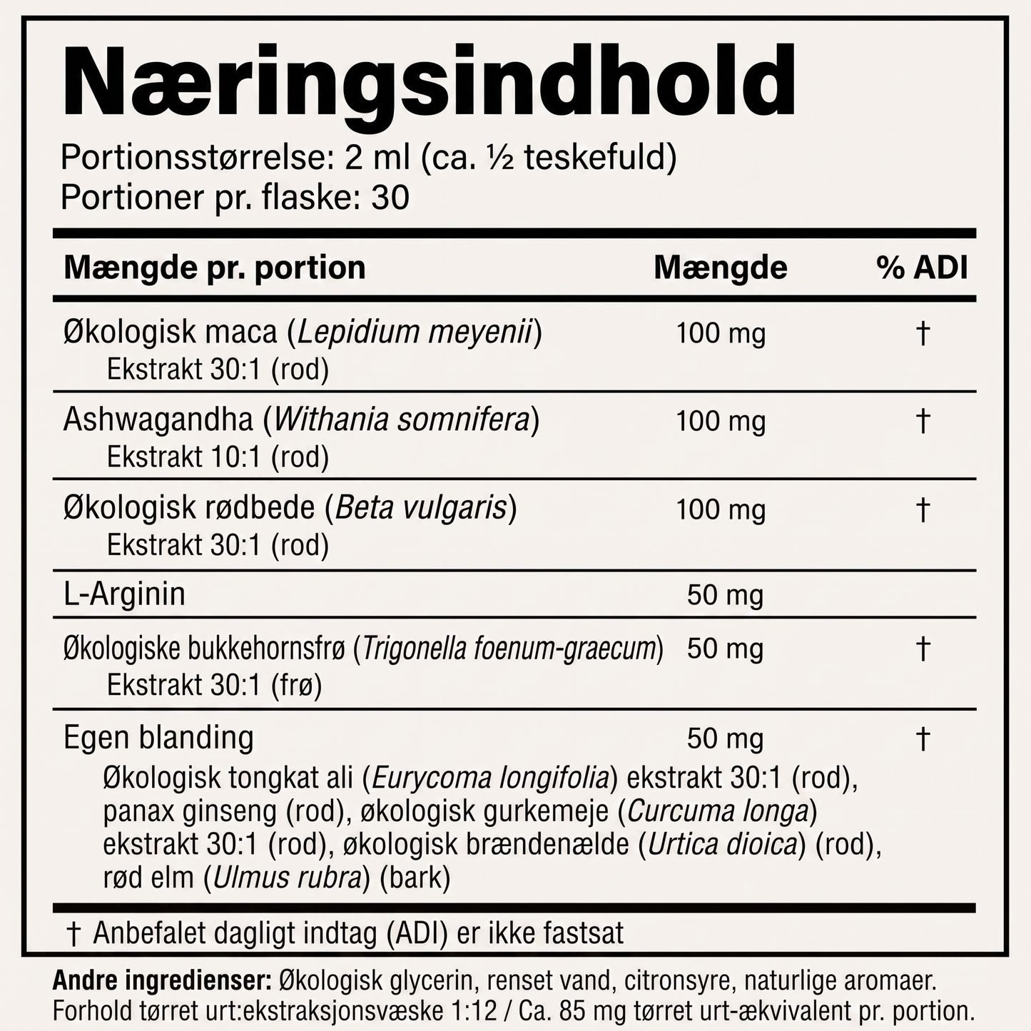 Maca-rod-kompleks – Hormonel balance & støtte til lysten hos kvinder